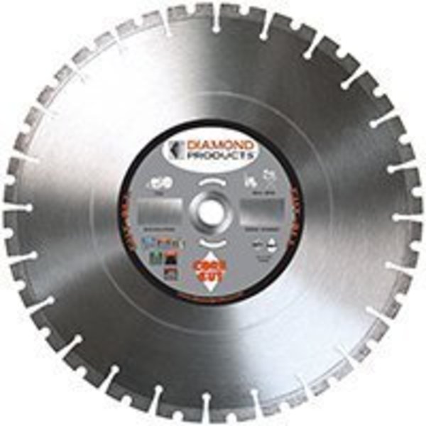Diamond Products DIAMOND PRODUCTS 84968 Circular Saw Blade, 14 in Dia, Diamond Cutting Edge, Universal Arbor 84968
